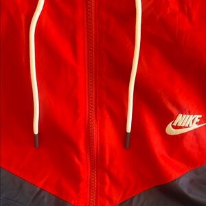 Nike Red and Navy Blue Lightweight Jacket